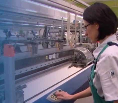 Gestion d'une machine industrielle textile
